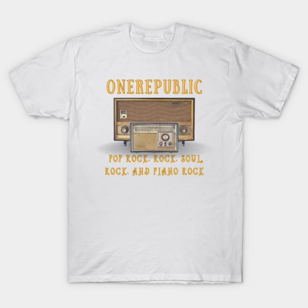 Onerepublic vintage design T-Shirt by Animals Project